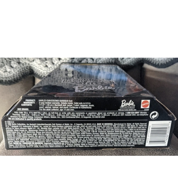 Barbie Vintage Harley Davidson Collector Limited Edition Doll 1998 New in Box. - Picture 5 of 7